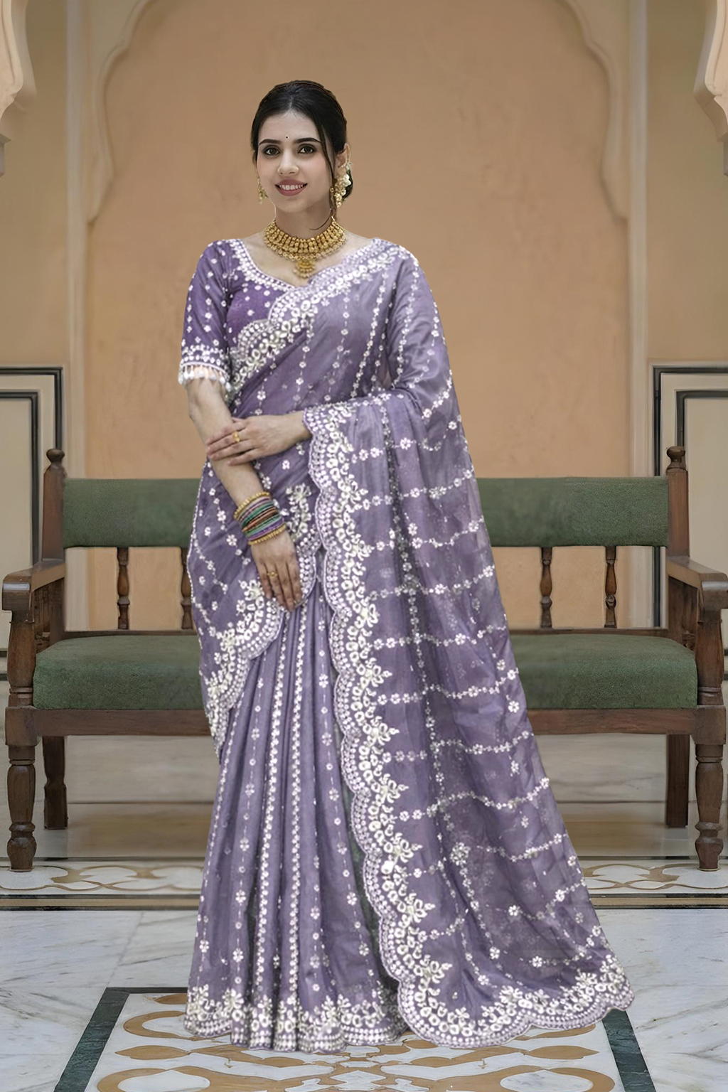 Saree Gauri Gold