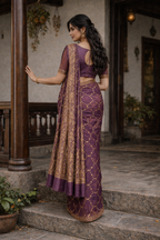 Nexa Lavender Color Saree