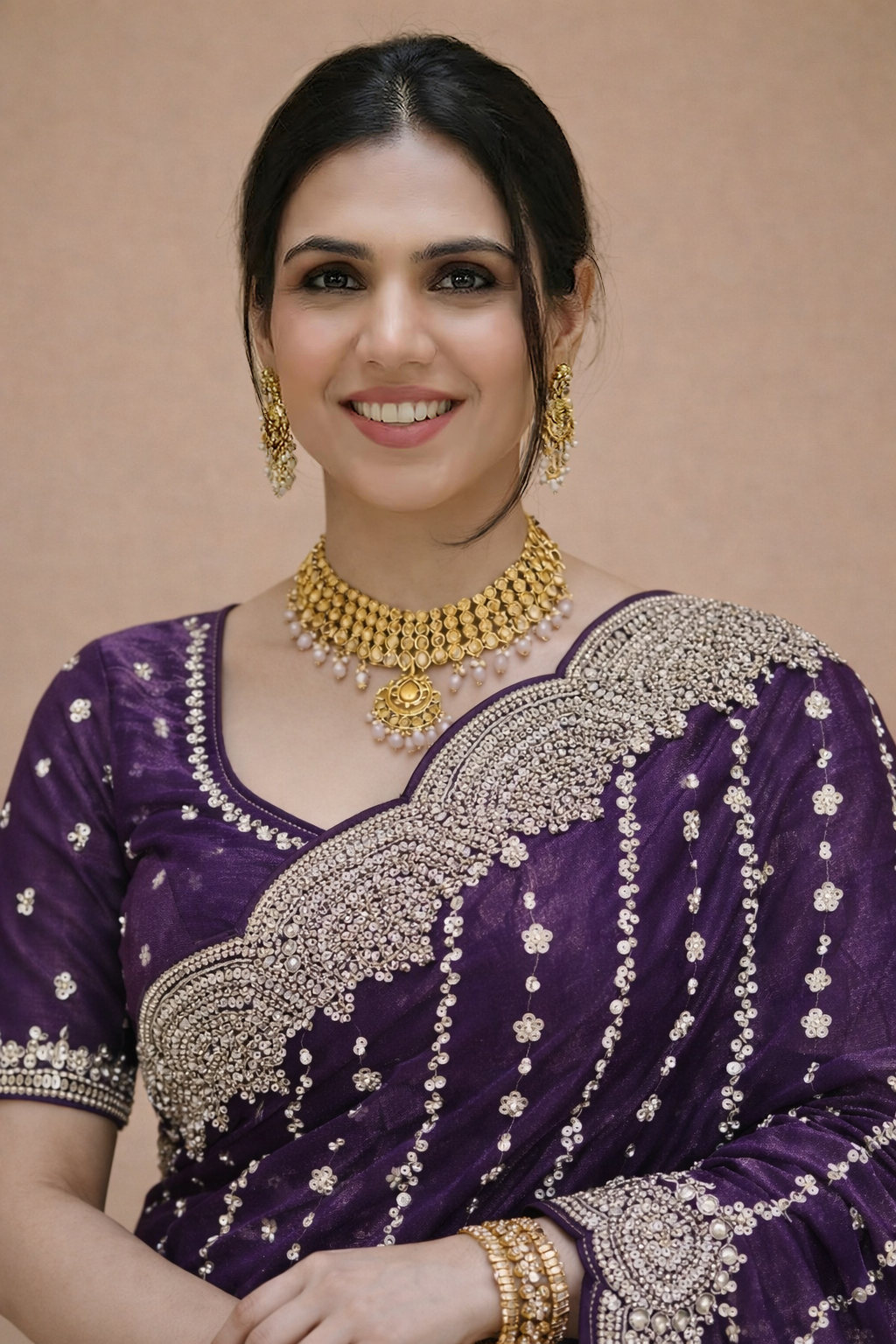 Saree Gauri Gold