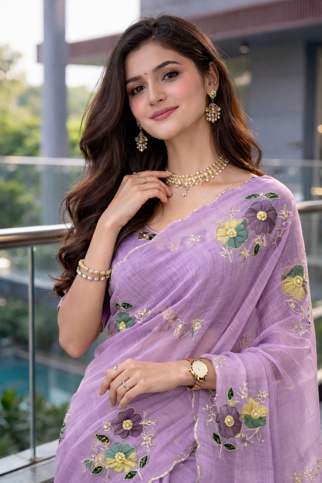 Saree Crunchy Damini