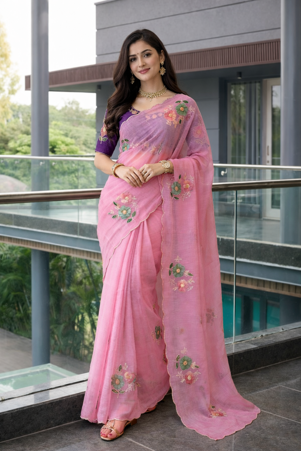 Saree Crunchy Damini
