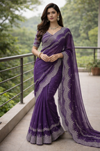 Siya Purple Color Saree