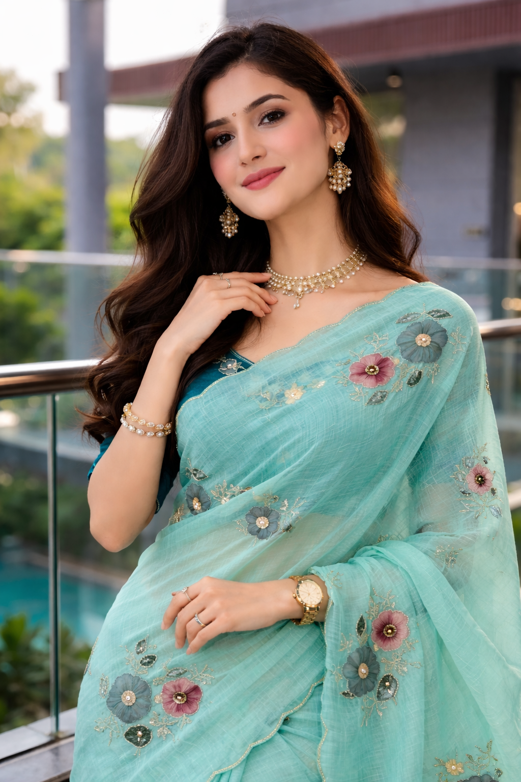Saree Crunchy Damini