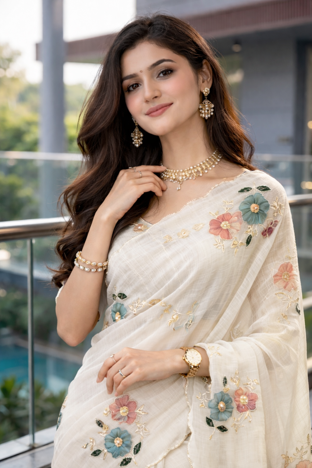 Saree Crunchy Damini