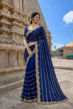 Manki Blue Color Saree