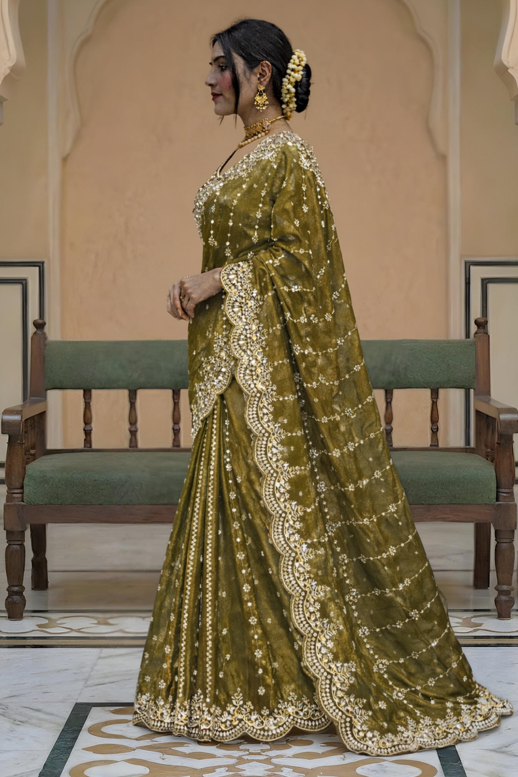 Saree Gauri Gold
