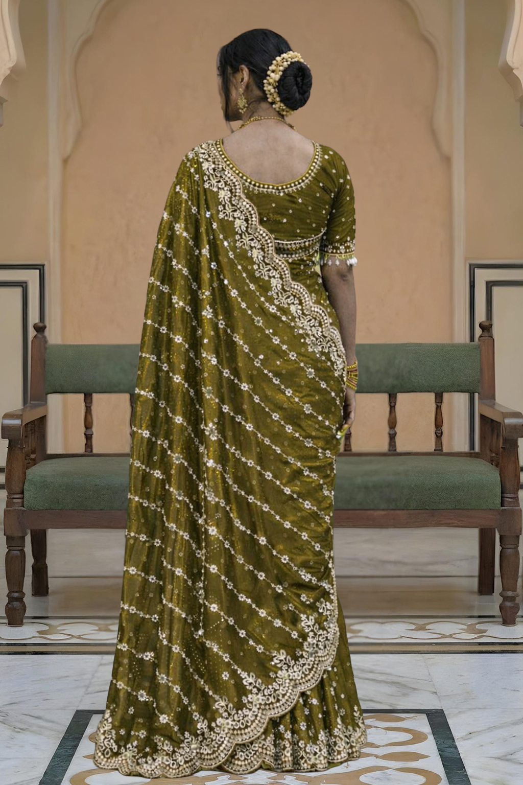 Saree Gauri Gold