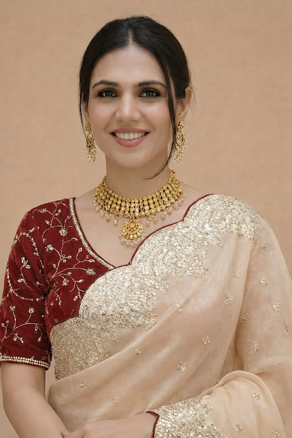 Dhyana Saree Golden Color