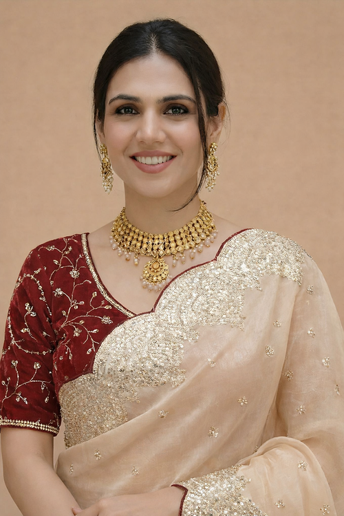 Dhyana Saree Golden Color