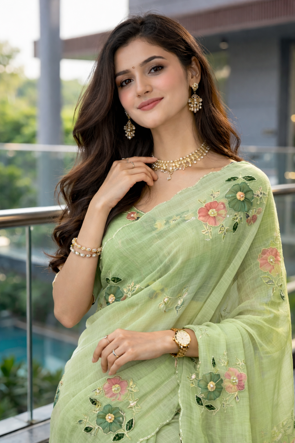 Saree Crunchy Damini
