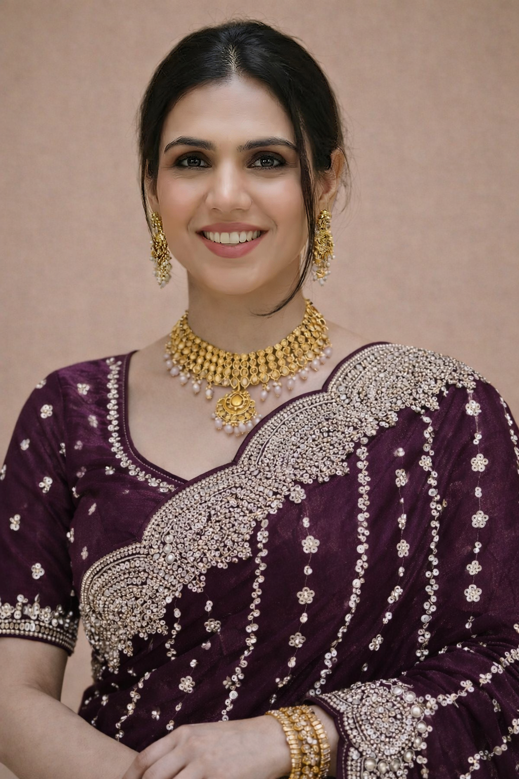 Saree Gauri Gold