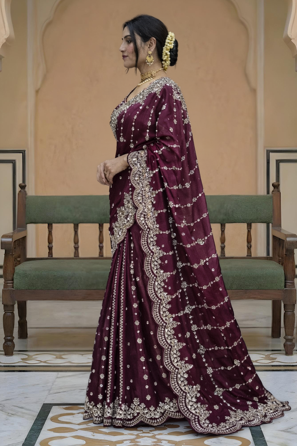 Saree Gauri Gold