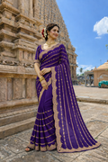 Manki Purple Color Saree