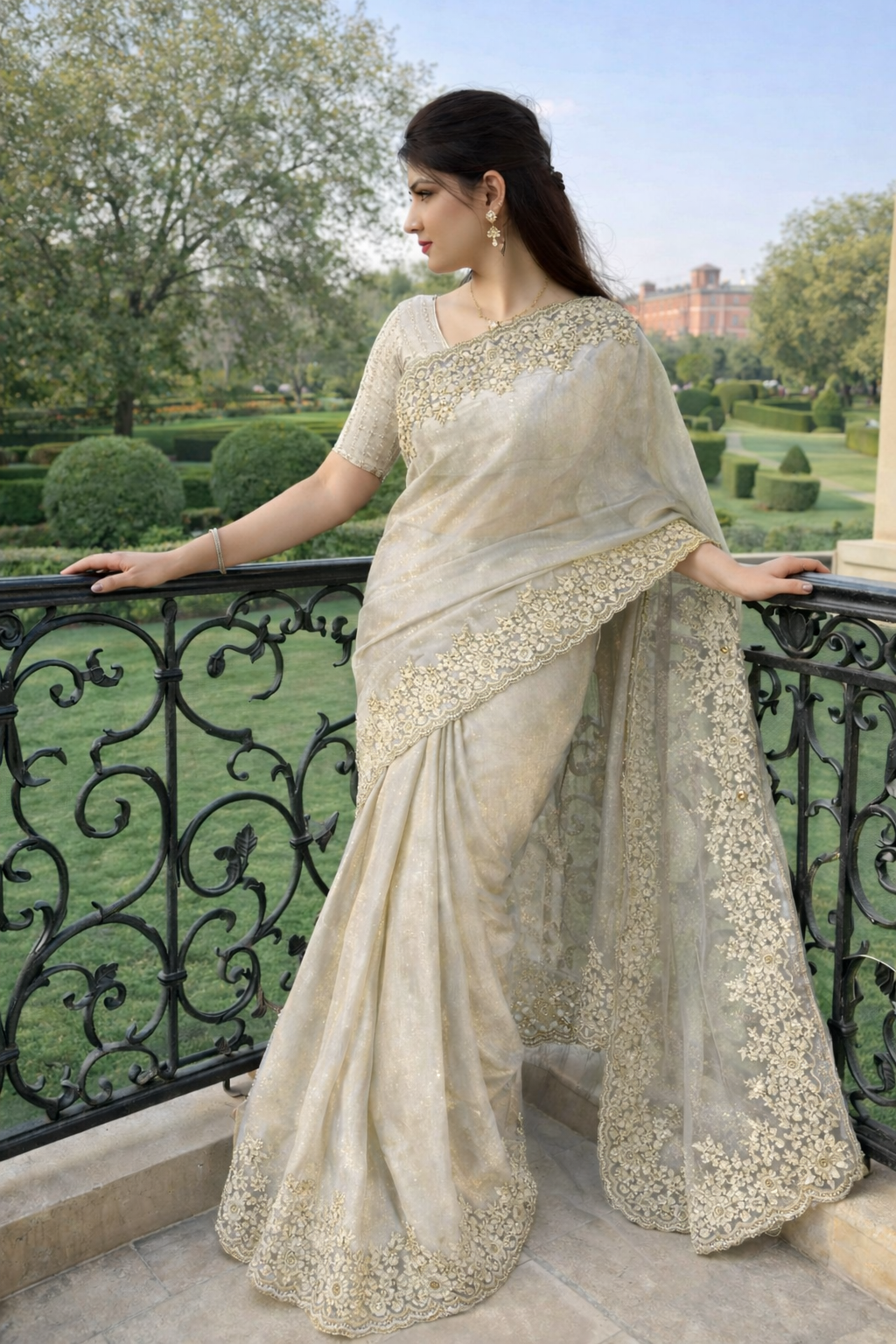 Haripriya White Color Saree