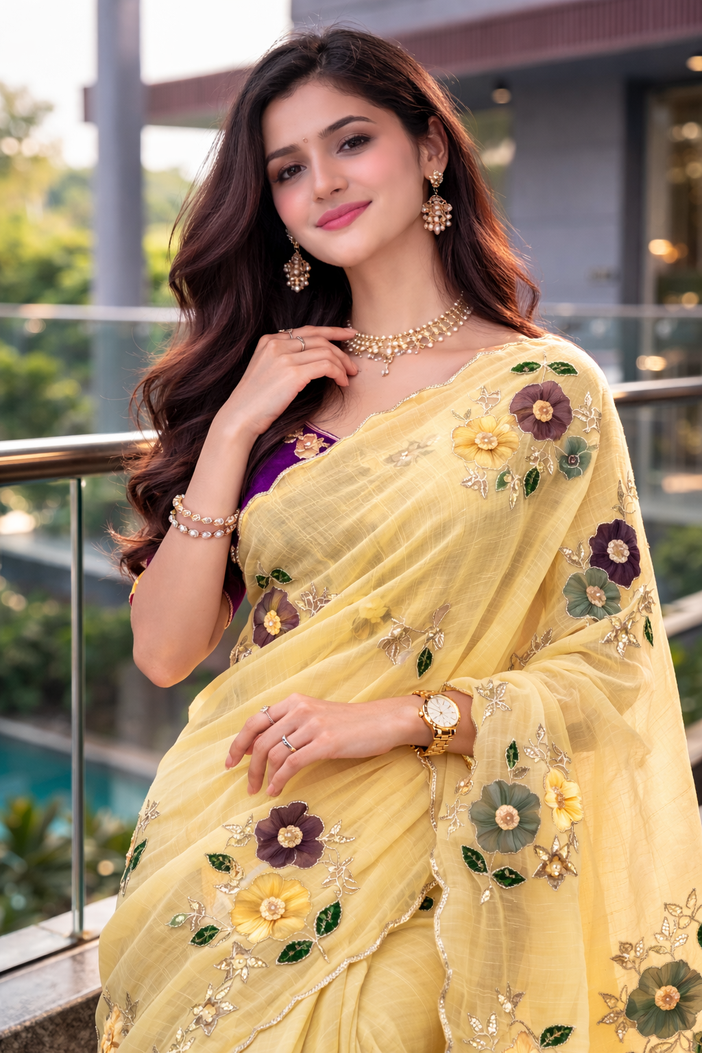 Saree Crunchy Damini